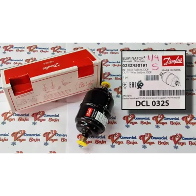 DESHIDRATADOR DANFOSS DCL082s 23Z4511 1/4" SOLDAR