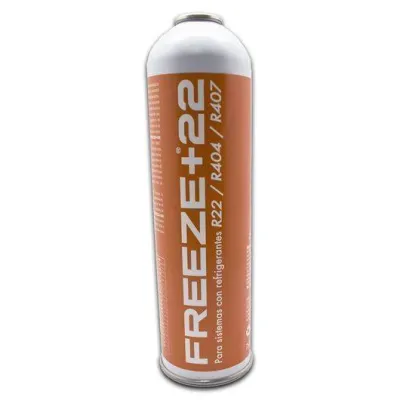 GAS REFRIGERANTE ORGANICO FREEZE 22 R404,R407C,R22