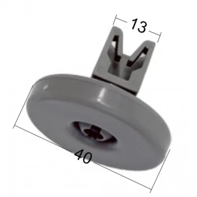 RUEDA CESTO INFERIOR ZANUSSI/AEG RUEDA CESTO INFERIOR ZANUSSI/AEG