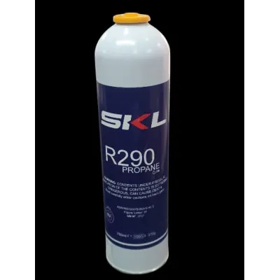 REFRIGERANT GAS R290a BOTTLE 370 gr. REFRIGERANT GAS R290a BOTTLE 370 gr.