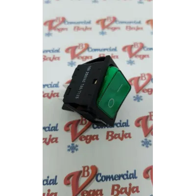 SWITCH BASCUCALNTE 30X22 GREEN 2NO 250V 16A SWITCH BASCUCALNTE 30X22 GREEN 2NO 250V 16A