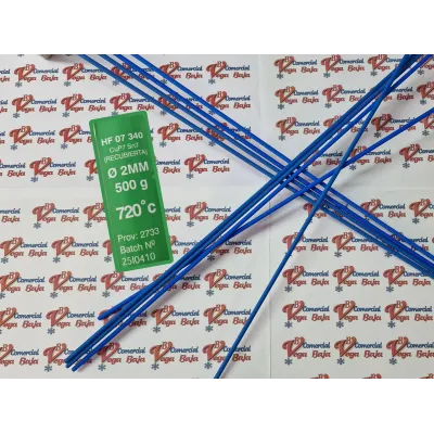 WELDING WITH BLUE FLUX - UNIT 2mm 720ºC WELDING WITH BLUE FLUX - UNIT 2mm 720ºC
