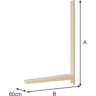 SUPPORT WELDED FOR EQUIPPED AIR 60X60cm SUPPORT WELDED FOR EQUIPPED AIR 60X60cm
