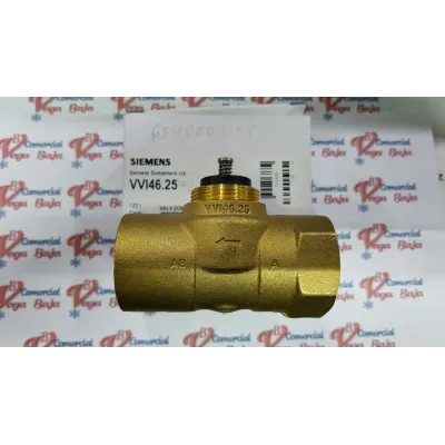 VALVULA ZONA SIEMENS VVI46.25 2 VIAS 1"HH VALVULA ZONA SIEMENS VVI46.25 2 VIAS 1"HH